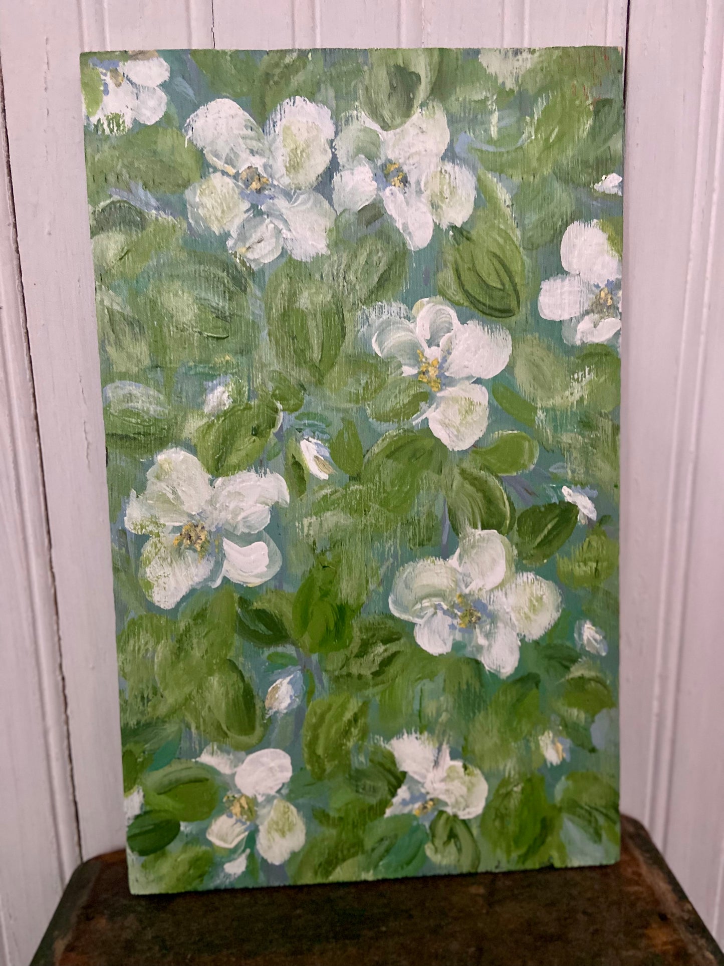 white flowers